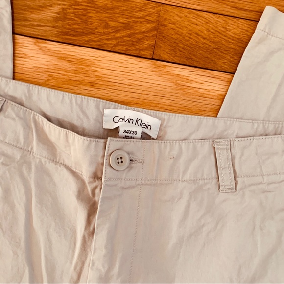 Calvin Klein Khaki Pants - Picture 2 of 2